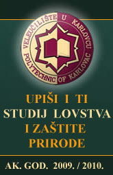 Veleu�ili�te u Karlovcu - Studij lovstva i za�tite prirode