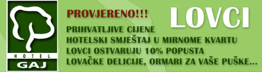 Hotel Gaj smje�taj za lovce