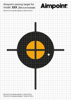 Isprintajte si Aimpoint metu za upucavanje puške