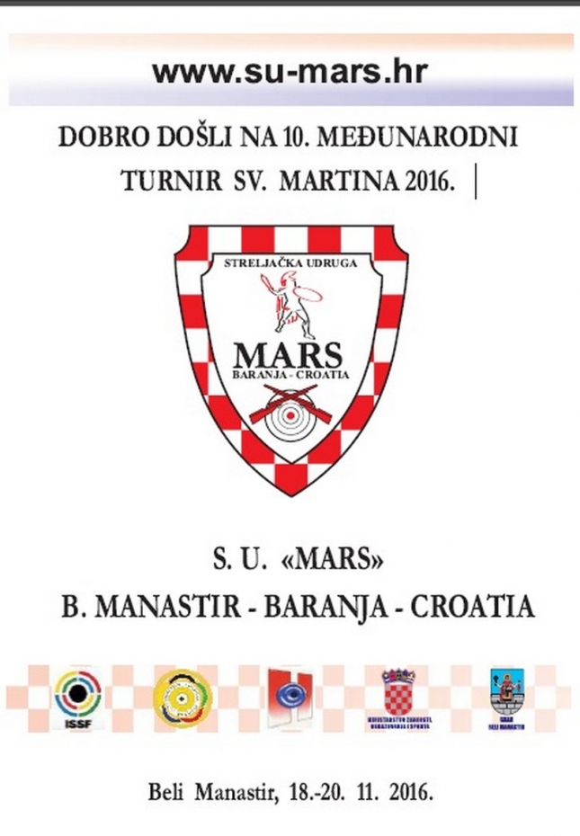 10. MEĐUNARODNI TURNIR SV. MARTIN 2016