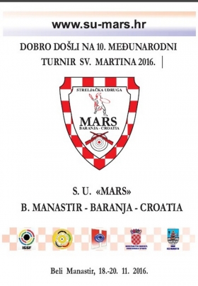 10. MEĐUNARODNI TURNIR SV. MARTIN 2016