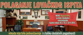 Poziv na upis kandidata za lovački ispit, ocjenjivača trofeja i lovočuvara