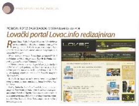 Dobra kob objavila prilog o redizajnu na Lovac.info