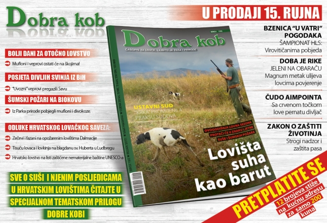 NOVI BROJ 192 ČASOPISA DOBRA KOB POTRAŽITE NA KIOSCIMA OD 15. RUJNA