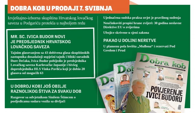 Novi broj magazina &quot;DOBRA KOB&quot; od 7. SVIBNJA u prodaji!