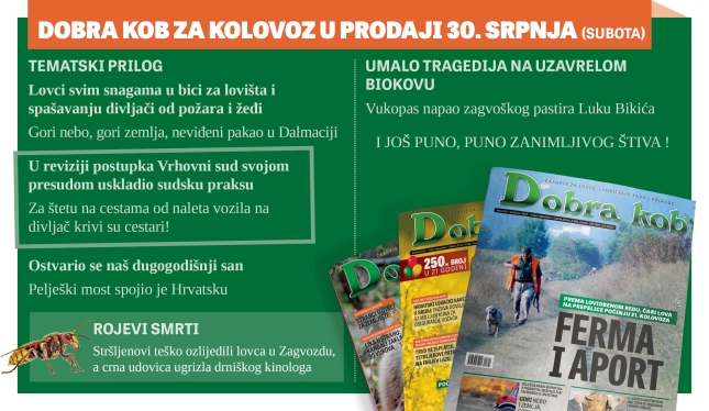 Novi broj magazina &quot;DOBRA KOB&quot; od 30. SRPNJA u prodaji!