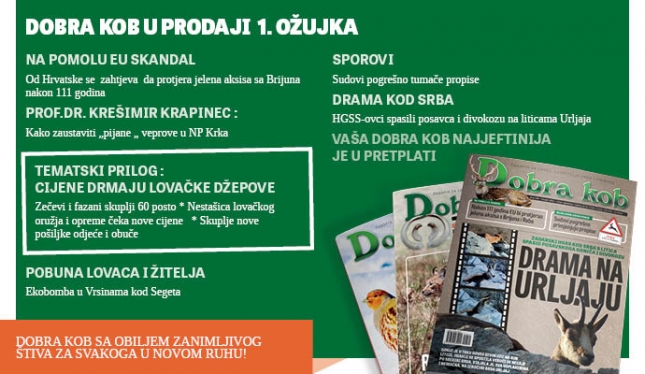 Novi broj magazina &quot;DOBRA KOB&quot; od 1. OŽUJKA u prodaji!