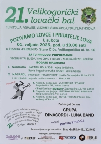 21.VELIKOGORIČKI LOVAČKI BAL 2025