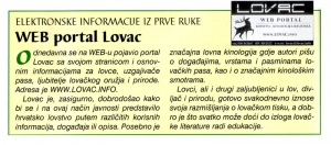 LOVAC portal u magazinu &quot;Dobra kob&quot;