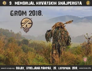 9. Memorijal hrvatskih snajperista„GROM 2018“