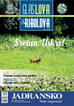 Novi broj časopisa Glas lova i ribolova, za travanj, na kioscima!